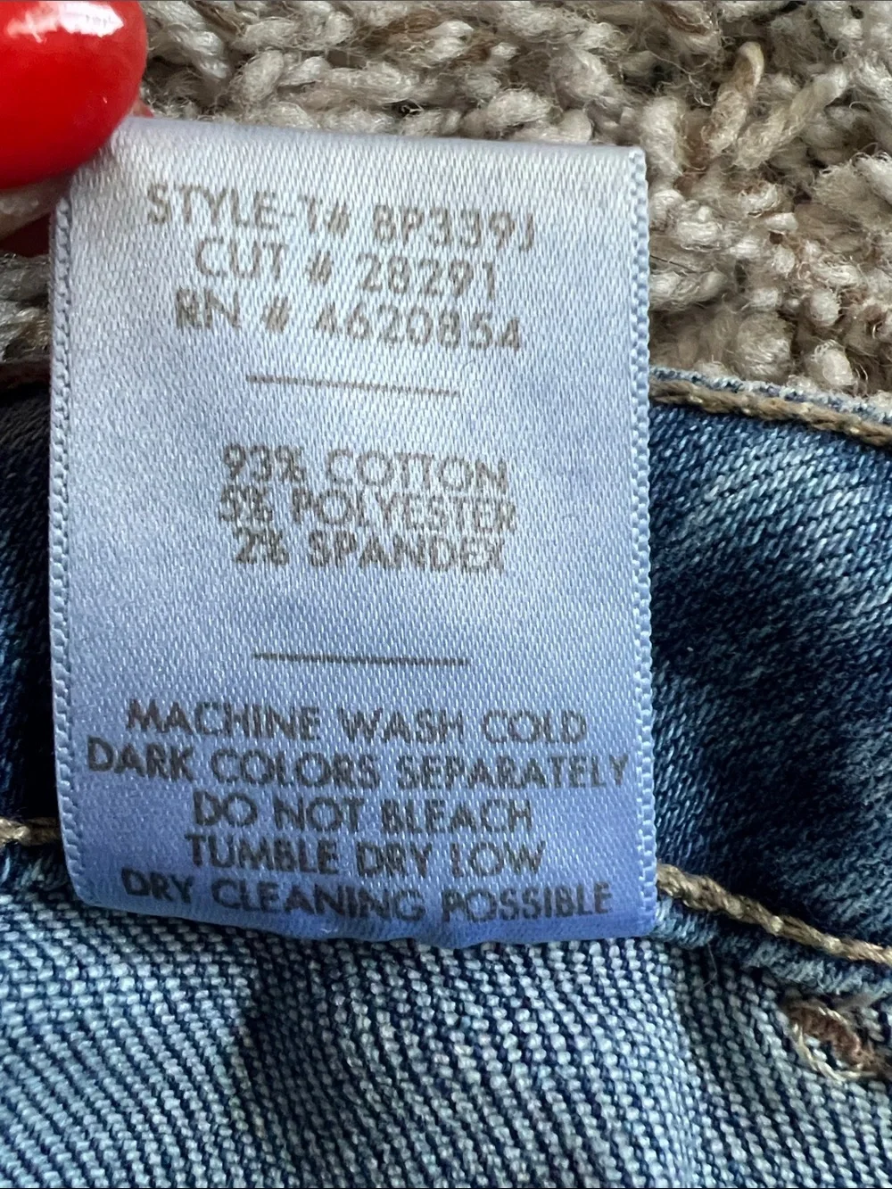 Like New! JUST DENIM The Patch Pocket Wide Leg Medium Blue Size 25